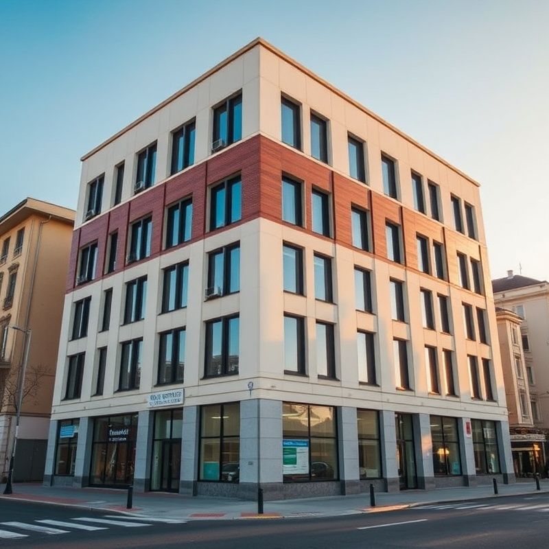 Exteriorul biroului AdvisoryWise pe Bulevardul Tomis, Constanța
